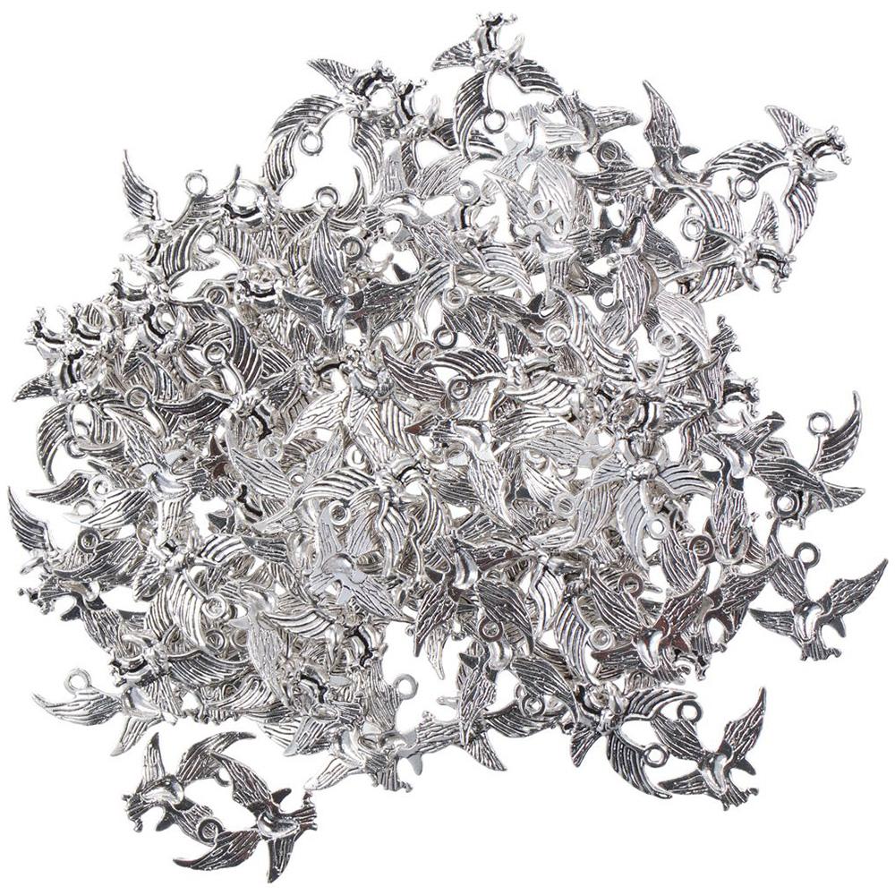 100pcs Eagle Shape Lovely 3D  Animal Eagle Shape Charms 0.78*0.78inch DIY Charms  Bracelets