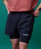 Minasu Unisex Multi Sport Two In One Running Shorts_Black