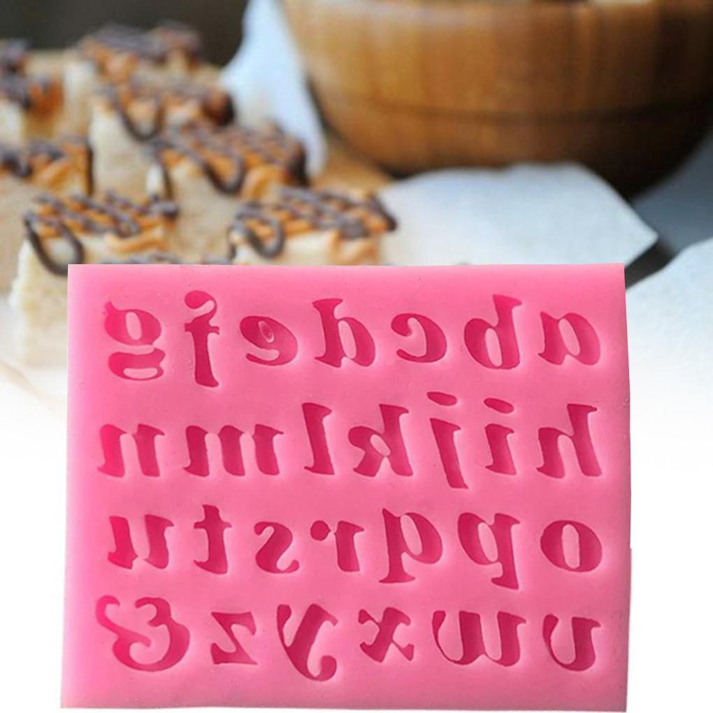 Sugar Craft Letter Number Silicone Mold Fondant Chocolate Mold Cake Decoratin NE