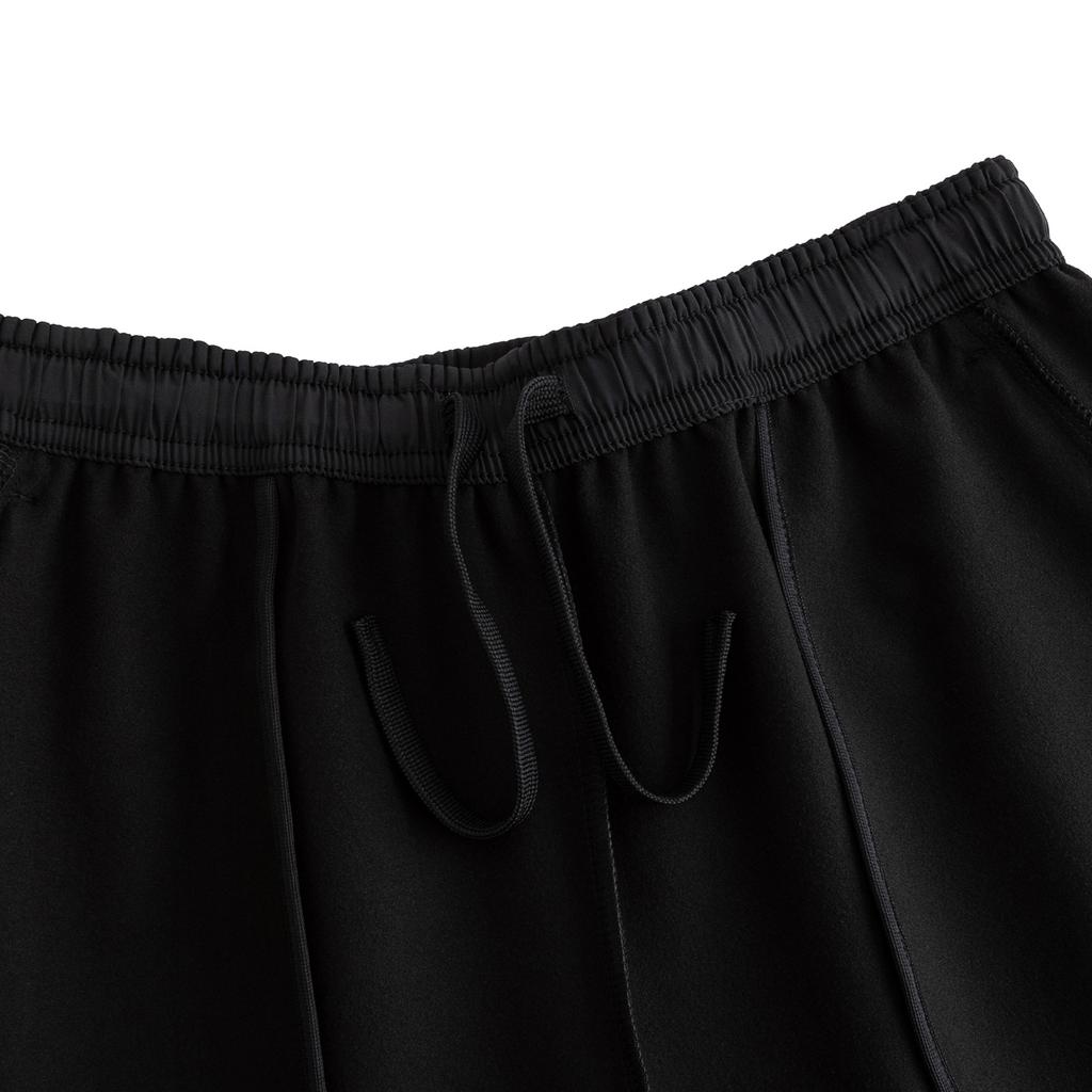 Anta Travel Comprehensive Training Series Woven Sports Long Pants Women Pants Basic-Black 962617504-1