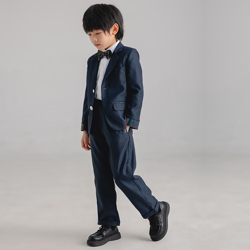 British Style Formal Plaid School Uniform Set for Girls