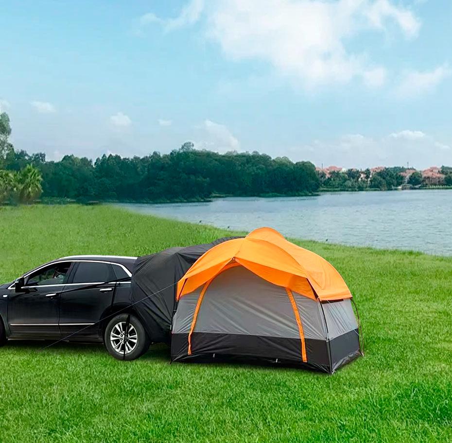 Vylepšený nafukovací stan pro SUV: Stan do auta na ochranu před sluncem a deštěm