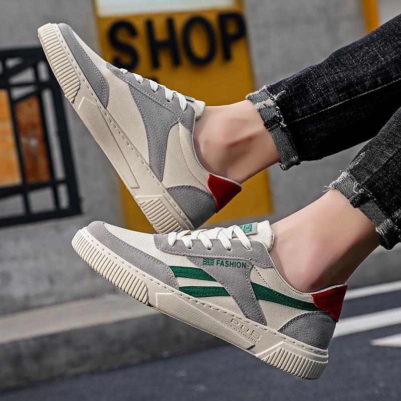 New Men Shoes Casual Fashion Male Sneakers Leather Outdoor Running Non-Slip Designer Luxury Student  Summer Tennis Loafers