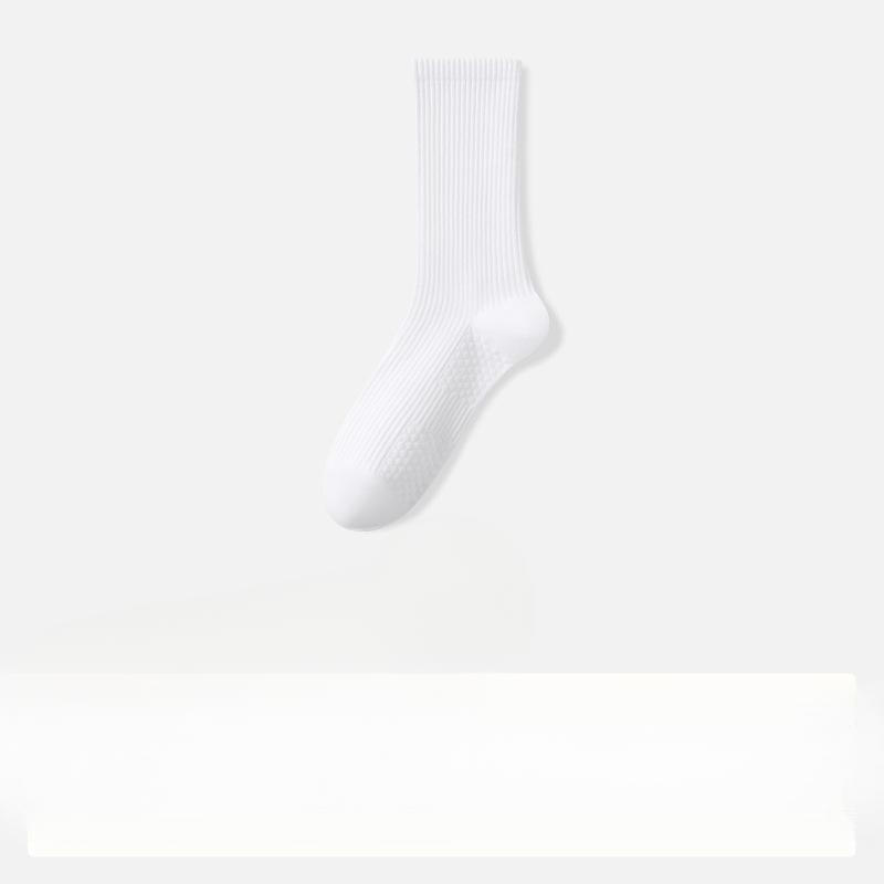 Men's Autumn and Winter Cotton Anti Bacterial Deodorant Breathable Sweat Absorbing Massage Bottom Socks