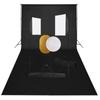 Day and Night - Day and Night Photo Studio Kit with Softbox Lights, Background and Reflector