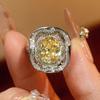 Jewelry Wind Copper Ring Female Zircon Light Luxury High-End Retro