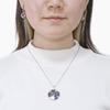 [Jewelry Walk Shinsaibashi] Venetian Glass Pendant Necklace, Made in Italy, Venetian Glass Millefiori 26mm, Multicolor [Click Post]