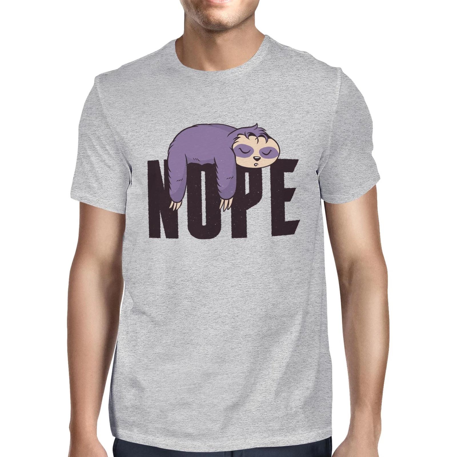 1Tee Mens NOPE Sloth  T-Shirt XXXL