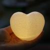 Pink White Love-Shaped Night Light Three-dimensional Ambient Light Heart Shaped  LED Lamp  Wedding