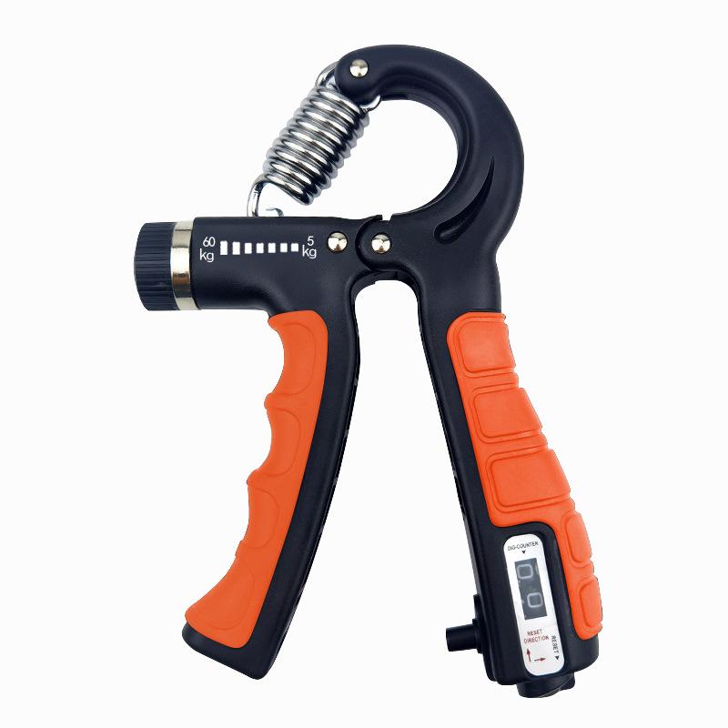 Adjustable Fitness Gripper with Extended Handle for Muscle and Finger Rehabilitation