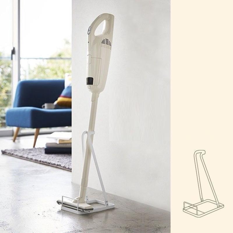 Universal Vacuum Cleaner Storage Shelf Waterproof Metal Dust Collector Holder Rust Resistant Simple Style for Home Use
