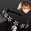 Sweet Bangs Headband Twist Plait Headbands Rhinestones Double Layer Hair Hoop