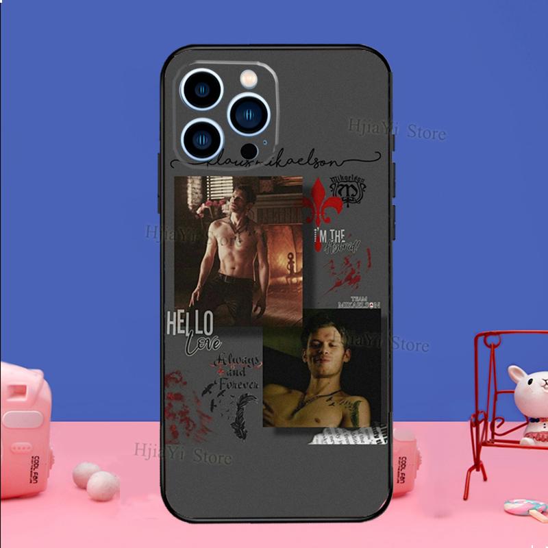 Klaus Mikaelson The Vampire Diaries Phone Case For iPhone 16 15 11 12 13 14 Pro Max Mini X XS XR Plus SE2 Funda Coque Cover