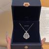S925 Chalcedony Maitreya Buddha Pendant Necklace with Agate – Internet Celebrity Style