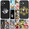 One Pieces Luffy Trafalgar D Water Law Cover for Xiaomi Redmi Note 13 A3 A4 14 Pro Plus 9T 14C 13C 9C NFC + Pro+ 5G 4G Case