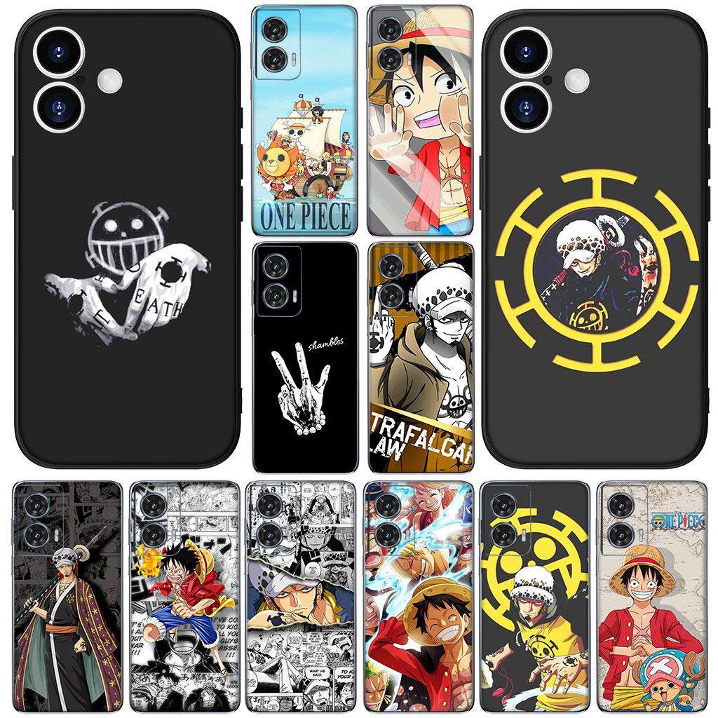 One Pieces Luffy Trafalgar D Water Law Cover for Xiaomi Redmi Note 13 A3 A4 14 Pro Plus 9T 14C 13C 9C NFC + Pro+ 5G 4G Case