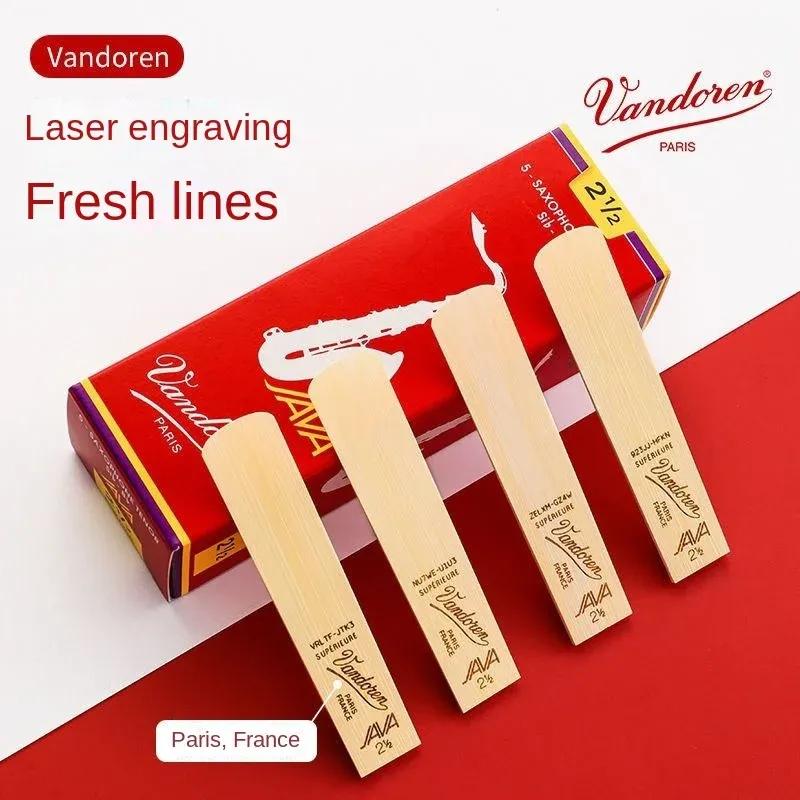 Vandoren/Vendlin Reed JAVA Red Box, Tenor Saxophone Reed, Pop Jazz in B-flat Tenor 2.0
