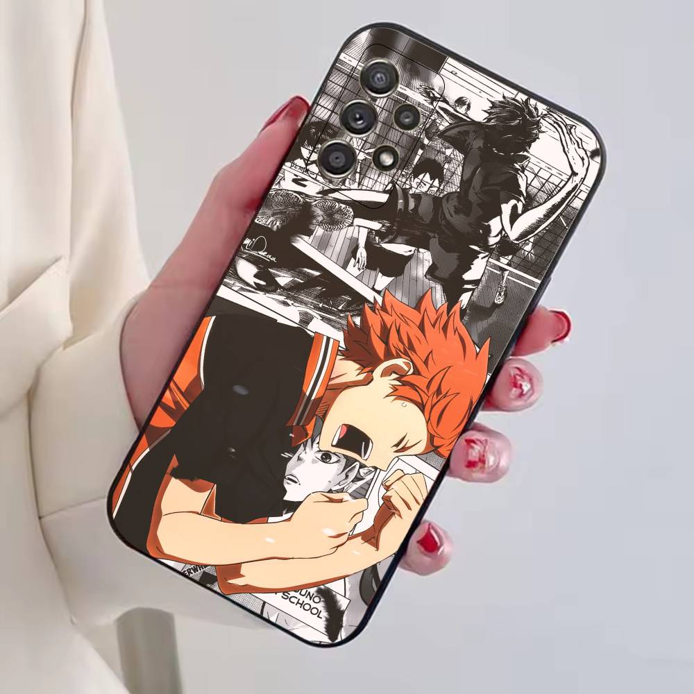 Anime H-HaiKyuu cool Phone Case For Samsung S25,S24,S21,S22,S23,S30,Ultra,S20,Plus,Fe,Lite,Note,10,Black Cover