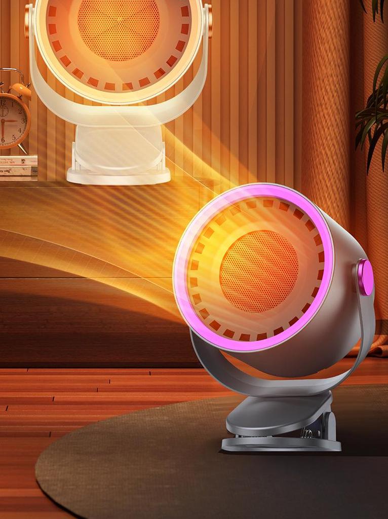 Adjustable Desktop Heater for Home, Office & Dorm - Fast Heating, Electric, Rotates Up/Down & Left/Right