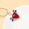 JoJo's Bizarre Adventure Red Stone of Aja Necklace & Brooch Accessories for Joseph Cosplay.