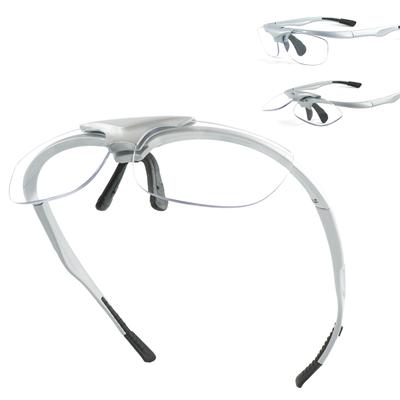 Magnifying Permeable Magnifying Blue Light Sports Glasses Magnifying for Fine Work Flip-up Glasses, Glasses, Blocking, Frame, Glasses, Bifocal,