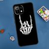 Rock Roll Skull Case For Xiaomi 15 Ultra 13 14 11T 12T 13T 14T Pro POCO X7 Pro F5 F6 M6 X3 X5 X6 Pro Coque