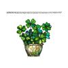 Stained Acrylic Window Hangings,Four Leaf Clovers Suncatchers for Window Hanging Housewarmings Gift Fake Plant Decors