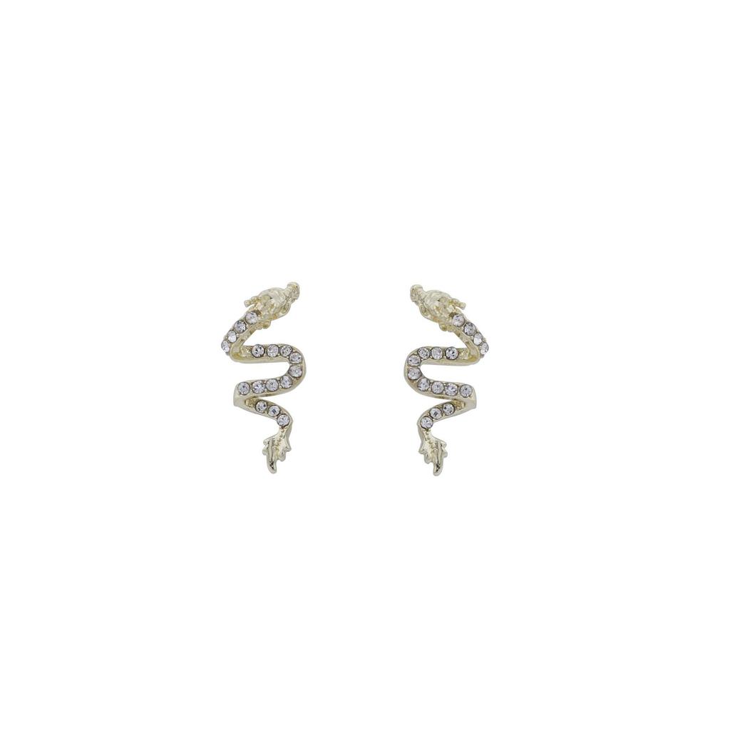 Chinese Style New Year'S Birth Year Dragon Year Take Off Earrings, High-End Light Luxury Diamond-Encrusted Dragon Earrings