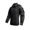Leichtes Langarm-Taktikhemd für Herren, Atmungsaktiv, Strapazierfähig, Camouflage, Trainings-Top für Outdoor-Aktivitäten