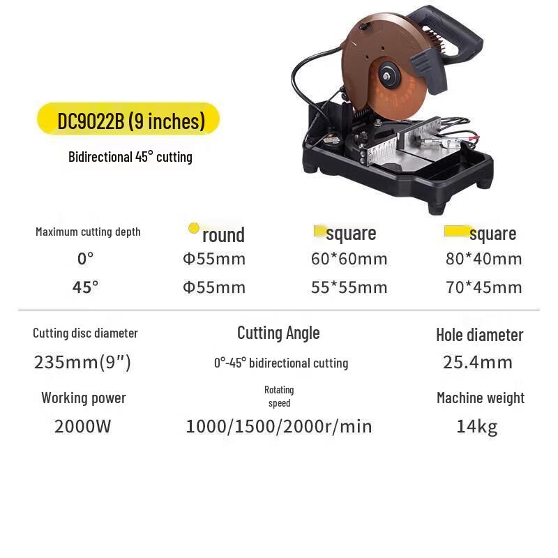 

Jundelun 9-inch Stainless Steel Wet Cutting Machine CN plug (adapter included)