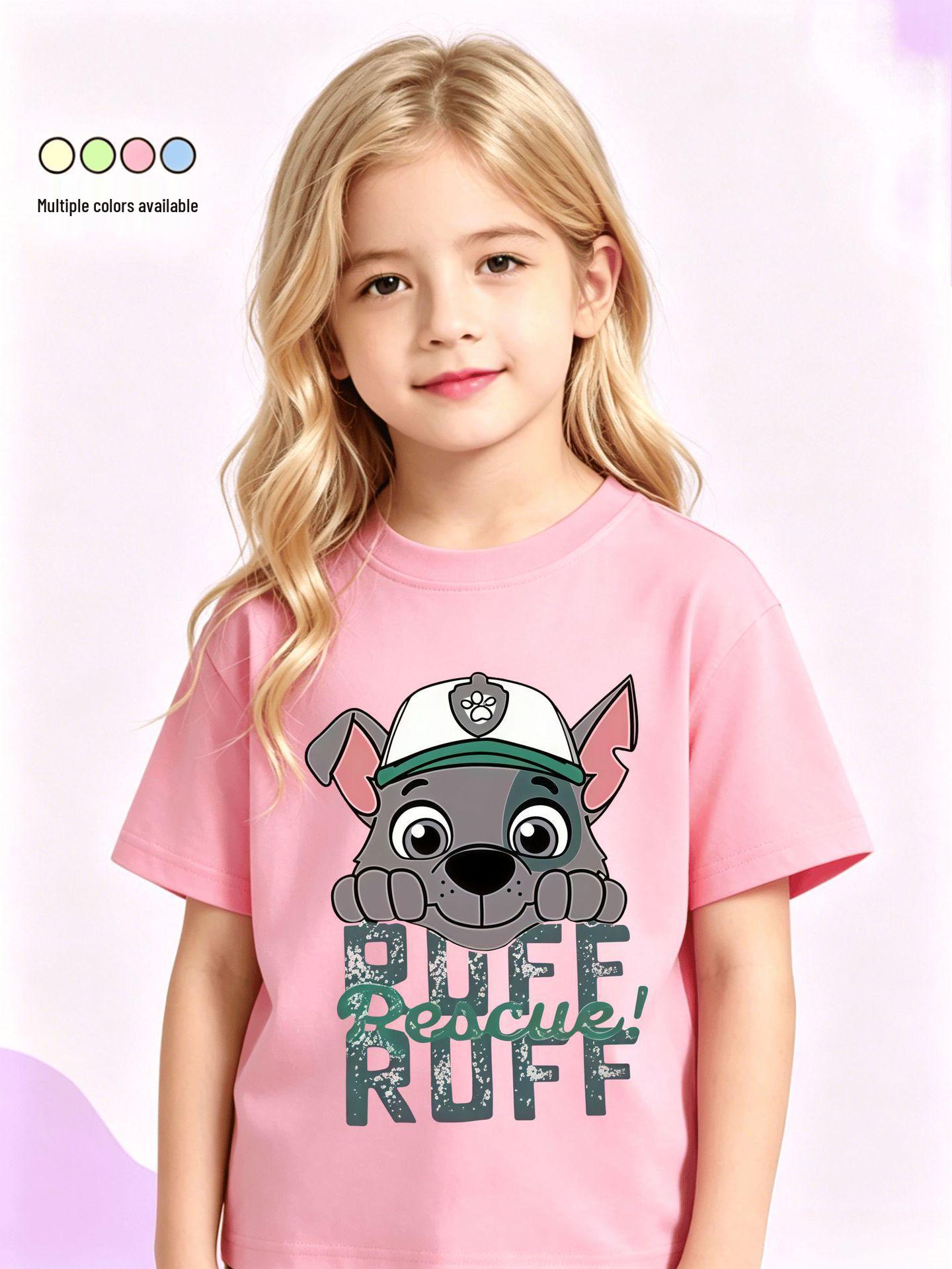 Paw Patrol Kids  Breathable Sweat-Wicking Cotton T-Shirt 150 cm
