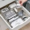 Rectangular Plastic Desk Drawer Organizer for Stationery and Pens