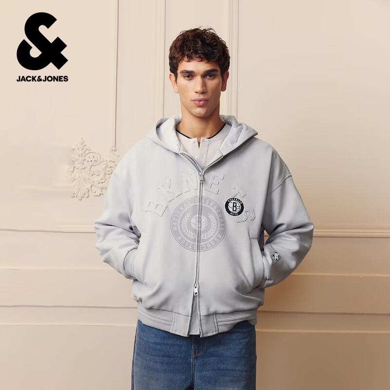 Мужская стеганая куртка с капюшоном и вышивкой Jack & Jones NBA L