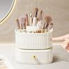 Makeup Organizer with Drawer 360 Degree Rotating Multi-functional Cosmetic Storage Box for Dressing Table Bathroom Office