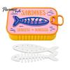 Plastic Jewelry Case Sardine Can Storage Box, Portable Anti-tangle Travel Case, Lightweight Retro Organizer for Necklaces And Earrings