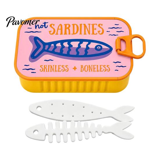 Plastic Jewelry Case Sardine Can Storage Box, Portable Anti-tangle Travel Case, Lightweight Retro Organizer for Necklaces And Earrings