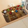 40X60Cm Christmas Outdoor Doormat Merry Christmas Tree Door Mat Red Non-Slip Floor Mats Decorative Entrance Door Rugs