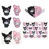 Sanrio Sticker Set Saro My Melody Acrylic Ages 415171 (Mellow Miusa) & Kuromi, Paper, PVC, Resin, 3+,
