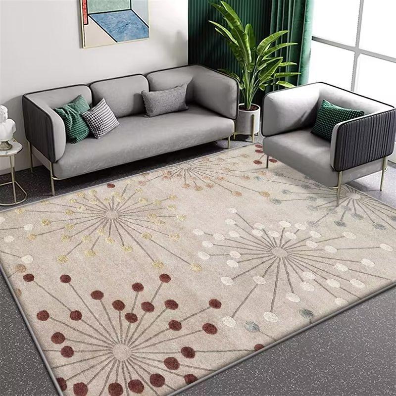 Plant Flower Carpet Living Room Coffee Table Mat Household Bedroom Bedside Carpet Bathroom Soft Foot Pad