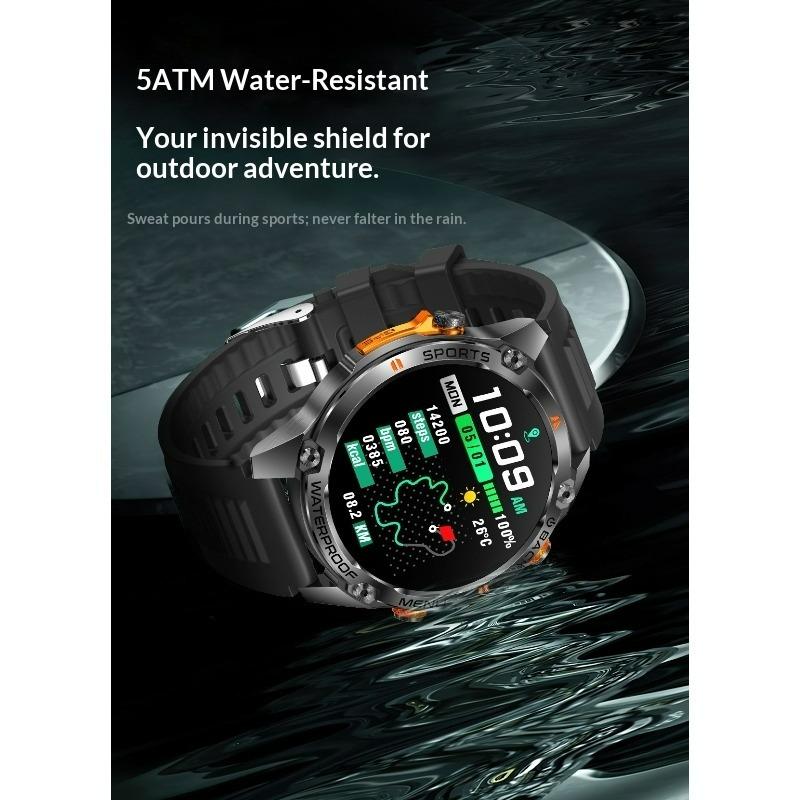 GPS Smart Watch Dual Frequency 50 Meters Waterproof Outdoor Three-proof Sports Watch Altitude Barometer Compass