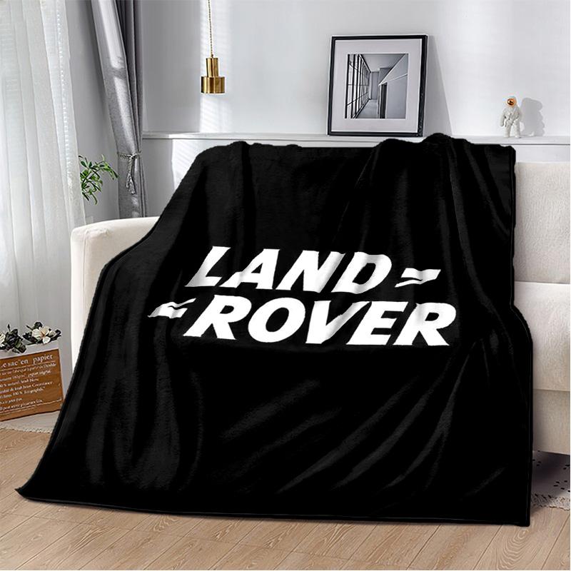 Luxurious HD Fashion Trend Sports Car L-LAND ROVER Logo Blanket - Perfect for Children as Gift Sofa Bed Office Hotel Decor