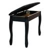 MusicMate MM-K15-B Virtuoso PIANO BENCH - BLACK
