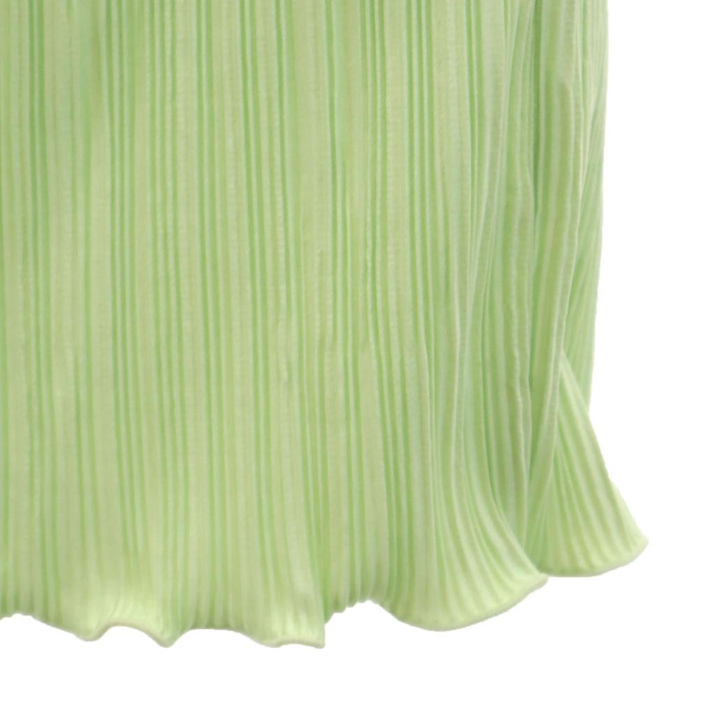 URBAN RESEARCH Jupe plissée longue GRATUIT Vert jaunâtre Femme Occasion