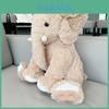 Soft Plush Elephant Pillow Comfort Toy For Kids Adorable Gray And Khaki Cuddly Design