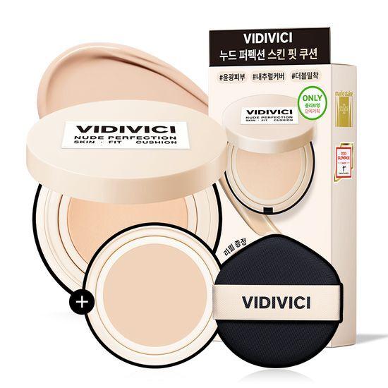 VIDIVICI Nude Perfection Skin Fit Cushion Promotion (Product + Refill)