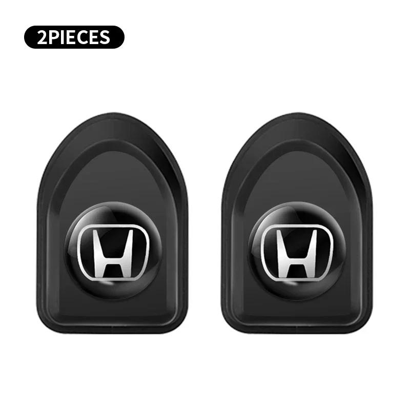 1/2/4pcs Mini Car Hooks Black Plastic Self Adhesive Invisible NM39 Hooks For Honda Civic xrv hrv crv brv City Accord Fit Jazz Insight