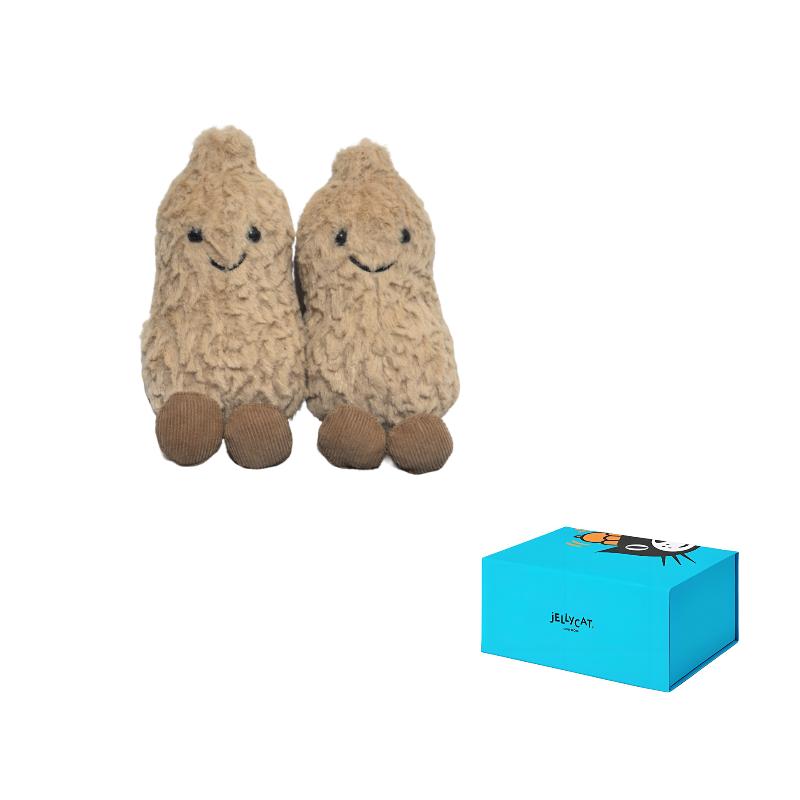 Jellycat Fun Food Series Peanut Companion Comfort Doll Plush Doll 15cm Height