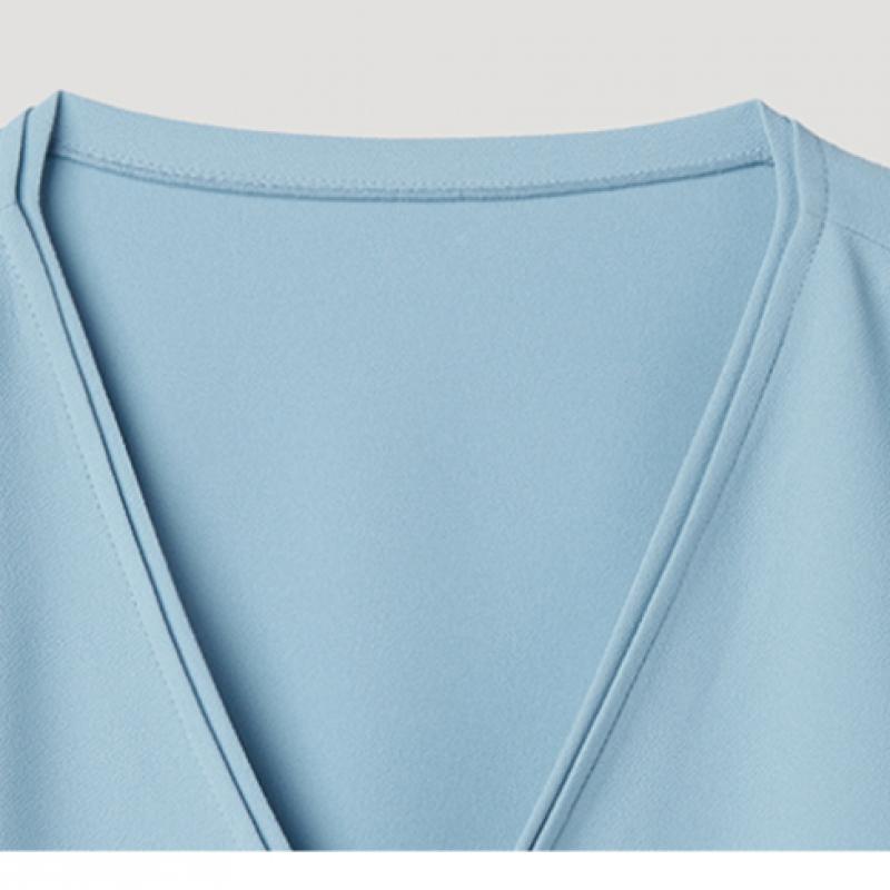 [Ona S miSS] Halenka s V výstřihem a vázáním Swwblp11040 Ll