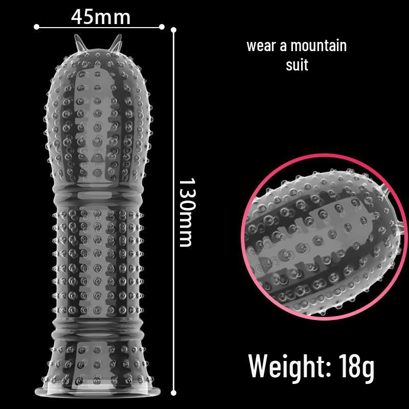 Wolf Tooth Sleeve Clitoral Stimulating Long-lasting Couple's Pleasure Toy
