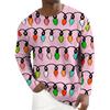 GPB-DDMTT01 Imitation Mink Pullover Sweater 3D Printing Universal for Men and Women